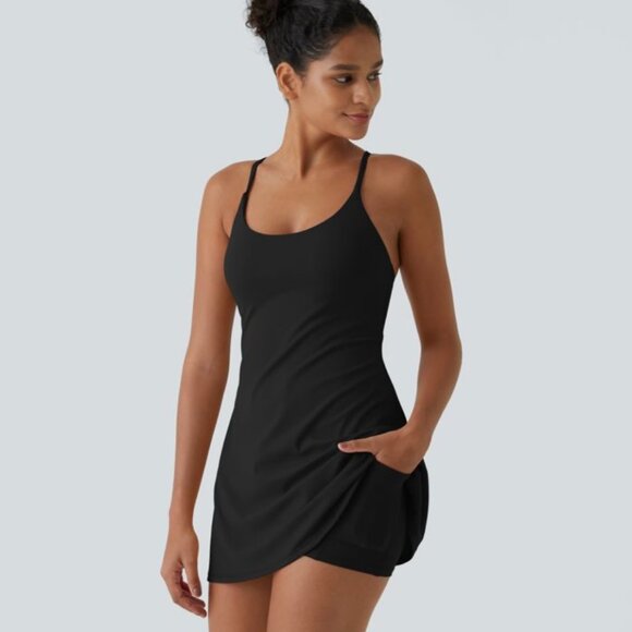 Halara Softlyzero™ Plush Backless Active Dress-Easy Peezy Ed - Picture 2 of 9